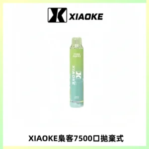 XIAOKE梟客7500Puffs跑馬燈拋棄式電子煙 可發光一次性